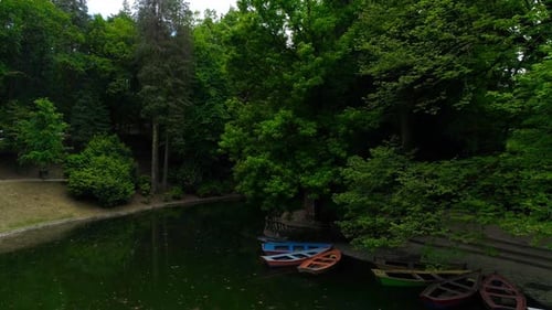 City Park Lake on Spring Day