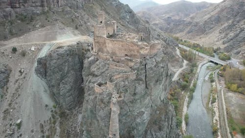 Aerial Medieval Castle