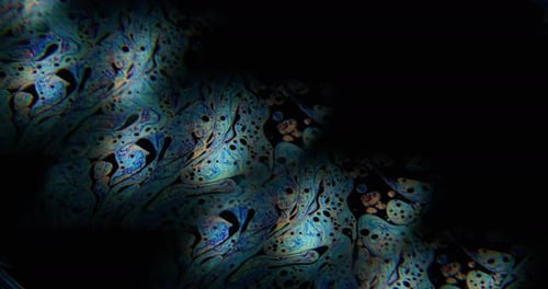 Abstract Blue and White Swirling Background