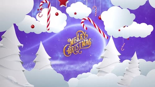 Weihnachtshintergrund lila - 4K