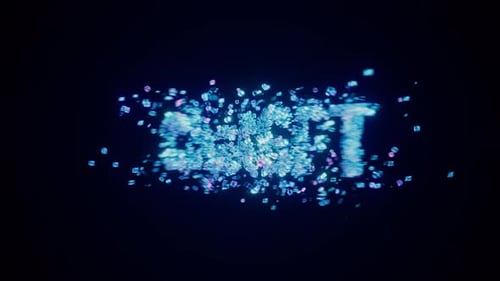 ChatGPT Text Animation with Particles
