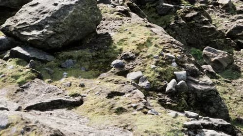 Close Up of Rocky Stones Formation