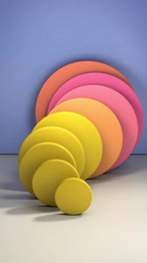 Fond de formes 3D ondulantes
