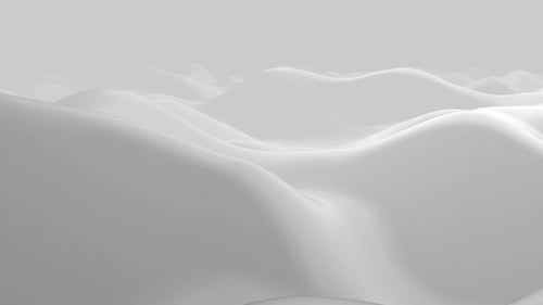 Graue Wellen wehen im Nebel und können sich endlos schleifen