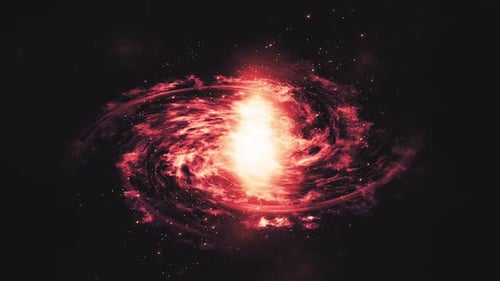 Abstrakte glühende Sonne mit Sternen im Weltraum