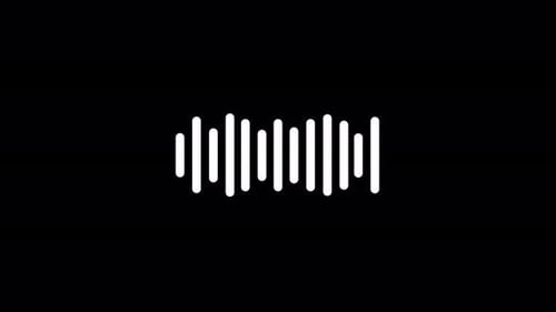 Record music player. spectrum Mobile audio track. Social voice message. Sound wave talk music sound