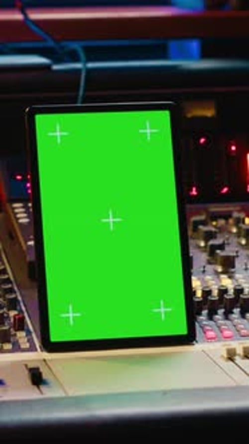 Vertical Video Professional Audio Expert Mixing and Mastering Tracks in Music Studio
