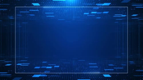 Futuristic Artificial Intelligence Frame HUD element. HUD viewfinder. Futuristic cyber frame Hi-tech