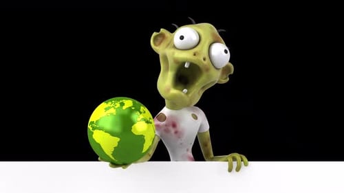 Fun zombie - 3D Animation