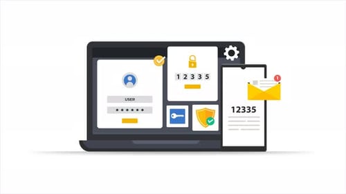 Identidade digital confirmada por meio de autenticação OTP com verificação móvel