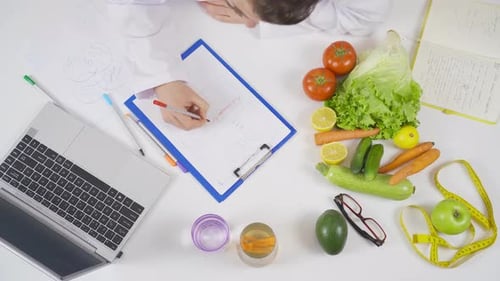 Weekly diet plan and calorie calculation