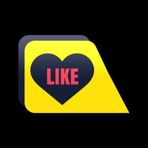 Minimalist Social Media Like Button Icon Animation