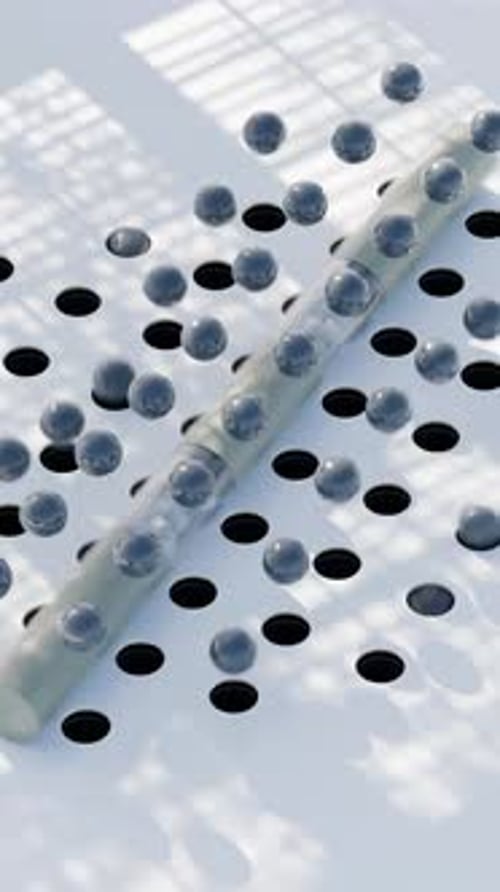 Jumping Marbles Loop 3D Animation