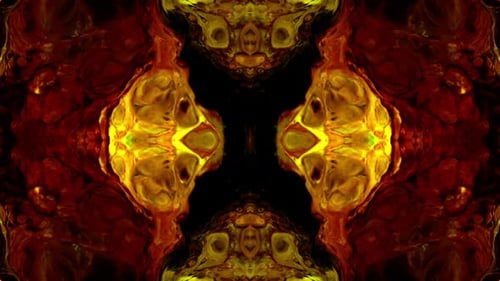 Dynamic Liquid Ink Abstract Flowing Animation