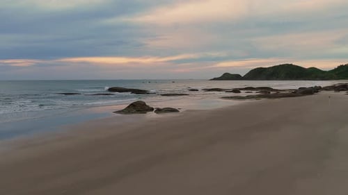 Brazil Ocean Waves Rolling On Paradise Beach Brazil Scenic Brazil