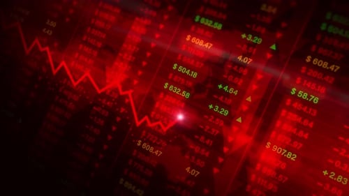 Stock Markets Downtrend 01672