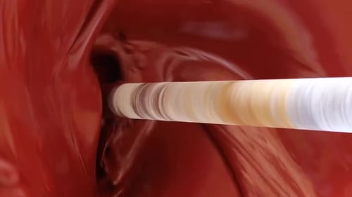 Abstract Tunnel with Rod Spinning