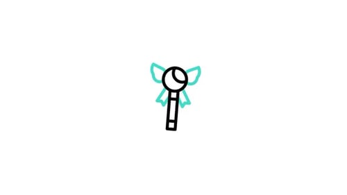 Animiertes Zepter-Symbol
