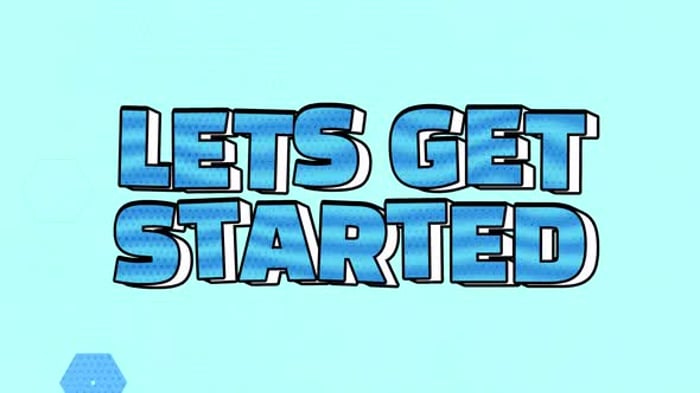 Lets Get Started Cartoon Style Animation, Motion Graphics ft. halftone ...