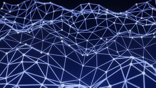 Plexus Nexus: Looping Animation Background for Technology, Data Communications, and Global Business