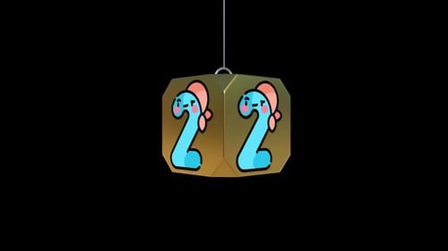 Alphabet Colorful Number Tow 2 Transparent Background