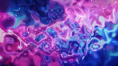 Vibrant Abstract Fluid Color Swirl Background Animation