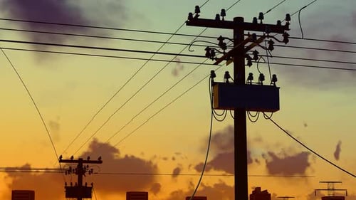High Voltage Line Transmission Tower Delay