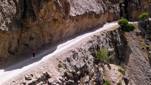 Female Athlete Running