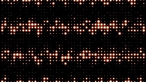 Abstract Glowing Dots Animation Loop Background