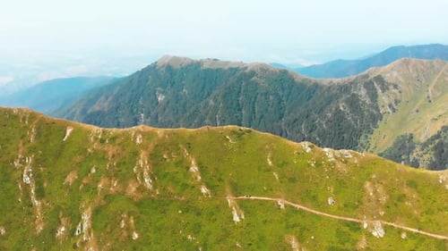 Beautiful Caucasus Mountains In Georgia