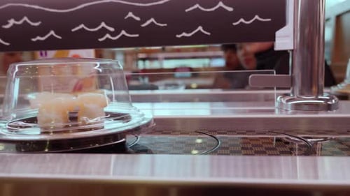 Sushi Go-Round where a delightful array of fresh sushi revolves on a conveyor belt