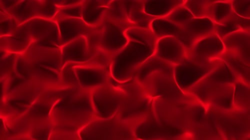 abstrakter glatter Wellenhintergrund. Blaue Farbe, weich, glatt, trendig, gewellt, animiert, 4k. Vd 697