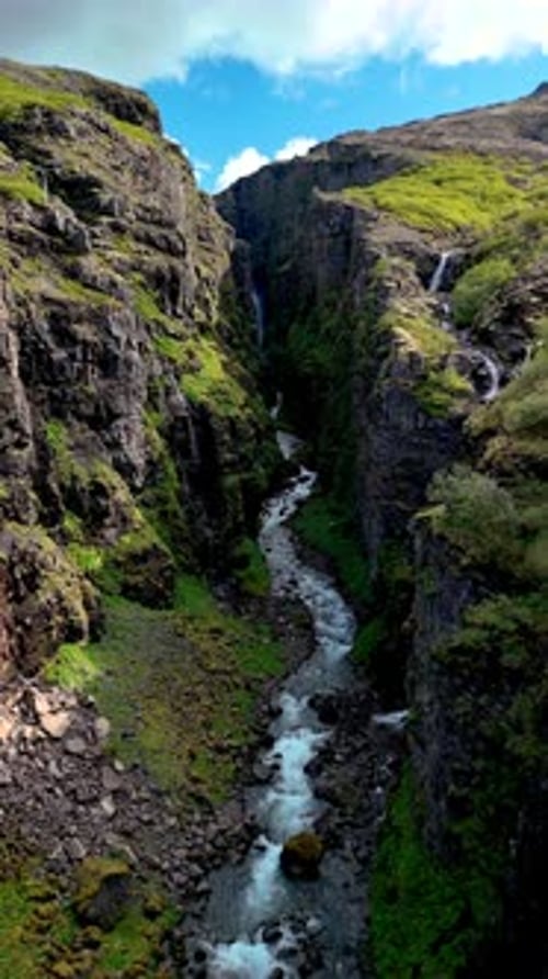 Explore the Breathtaking Landscapes of Iceland Featuring Dramatic Cliffs and Cascading Waterfalls
