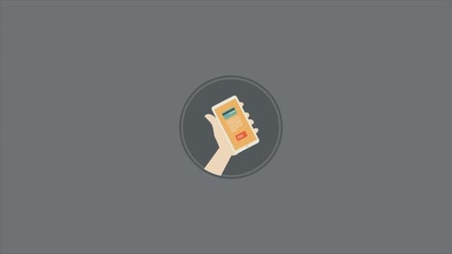 Flat Design Mobile Payment and Digital Finance Network Animation