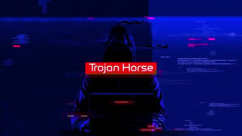 Hacker Glitch Corrupted Text Reveal