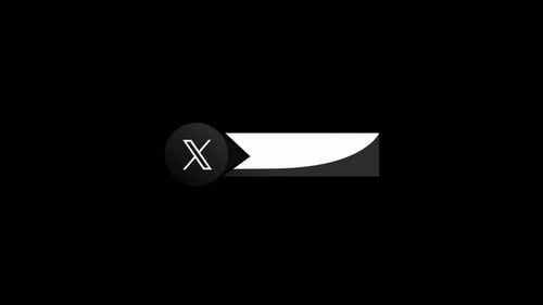 X Social Media Lower Third 4K