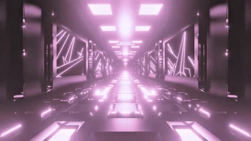 Hypnotic Futuristic Tunnel Motion Loop