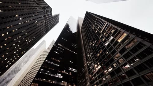 A City Skyline with Towering Buildings