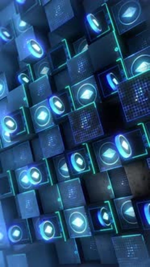 Etherium Crypto 3D Digital Algorithm