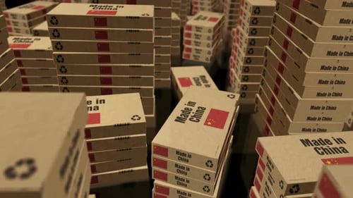Made in China box pack production