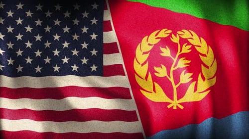 Usa And Eritrea Background Loop