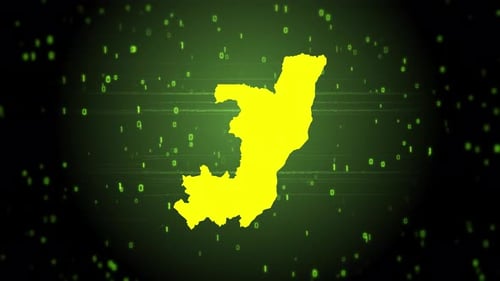 Intro die digitale Karte der Republik Kongo