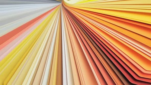 Close Up of Paint Swatch Colors