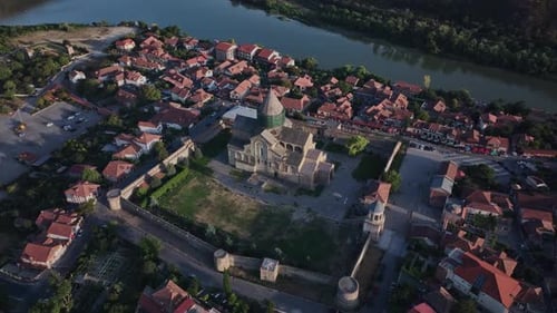 Svetitskhoveli Cathedral In Authentic Mtskheta