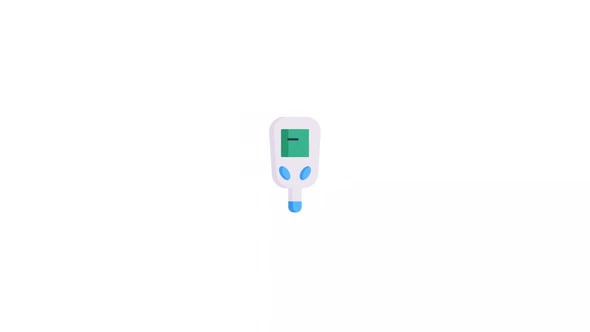 Glucometer Icon Animation, Elements Motion Graphics ft. alpha channel ...