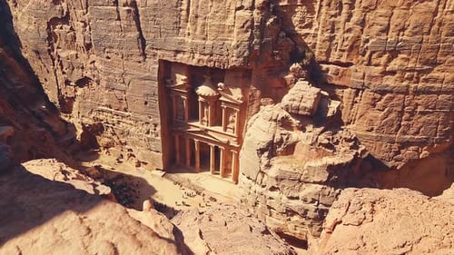 Historisches Schatzdenkmal in Petra