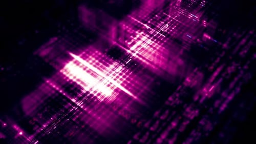 Futuristic Screen Display Data Matrix Simulation Background 30