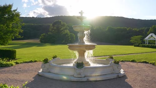 Spritzwasserbrunnen