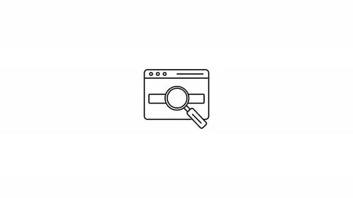 Website Search Icon Animation For Digital Marketing Strategy