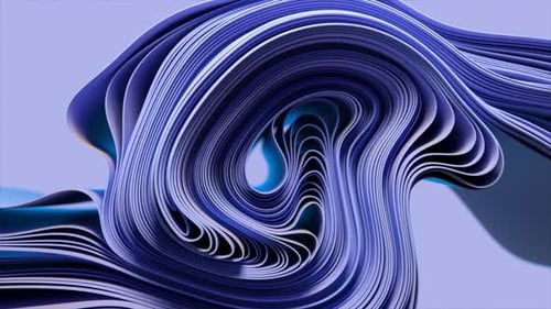 Dynamic Abstract Blue Purple Fluid Loop Background Animation